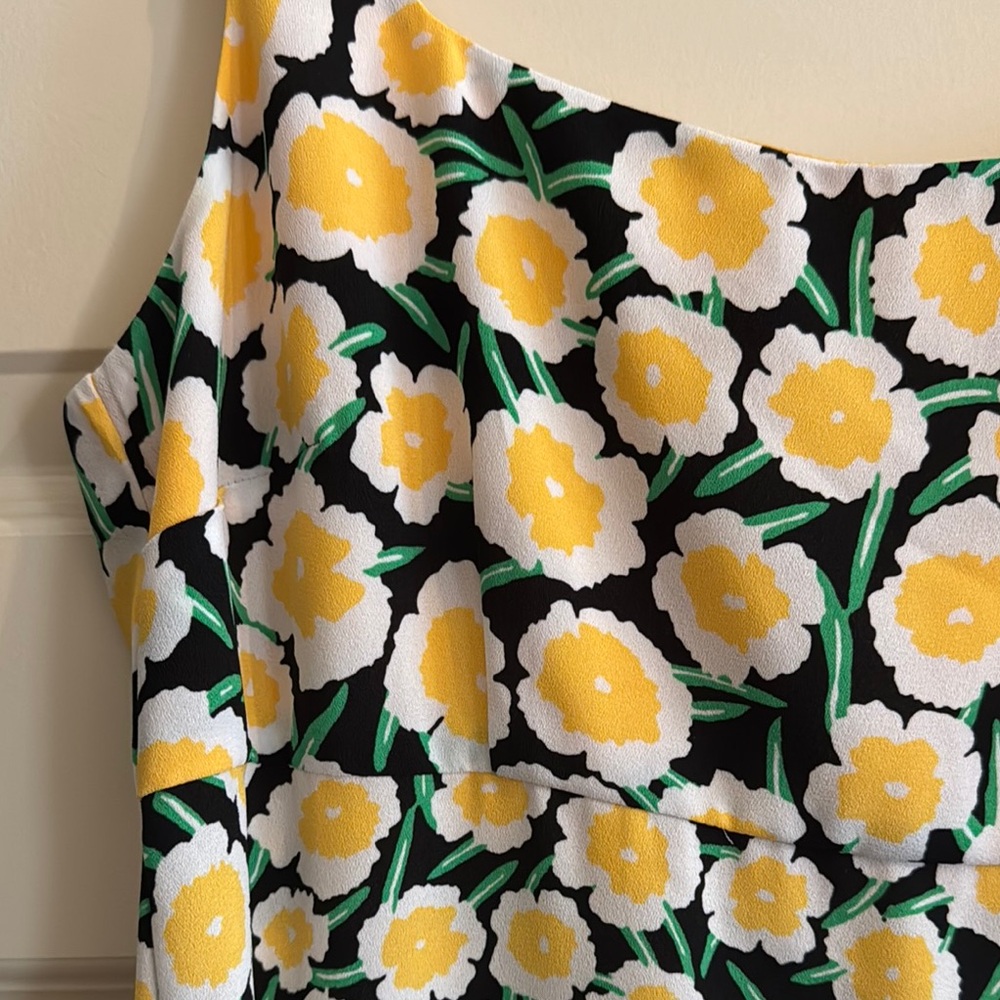 Diane Von Furstenberg for Target Black and Yellow Sleeveless Sundress - Picture 3 of 4